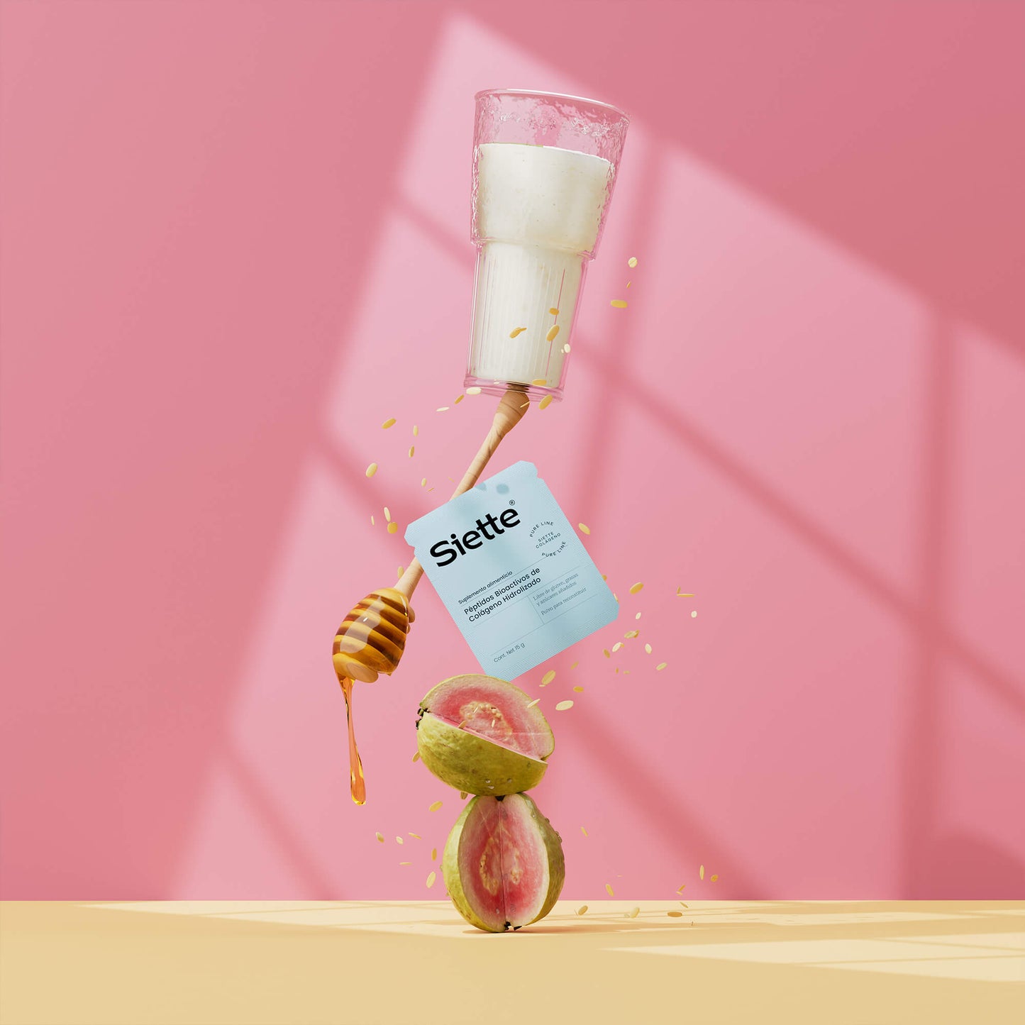 Siette Pure | Péptidos Bioactivos de Colágeno Hidrolizado - Paquete Sachets