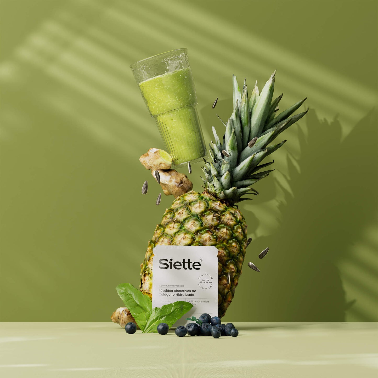 Siette Healthy | Péptidos Bioactivos de Colágeno Hidrolizado - Caja con 28 sachets de 14 g c/u