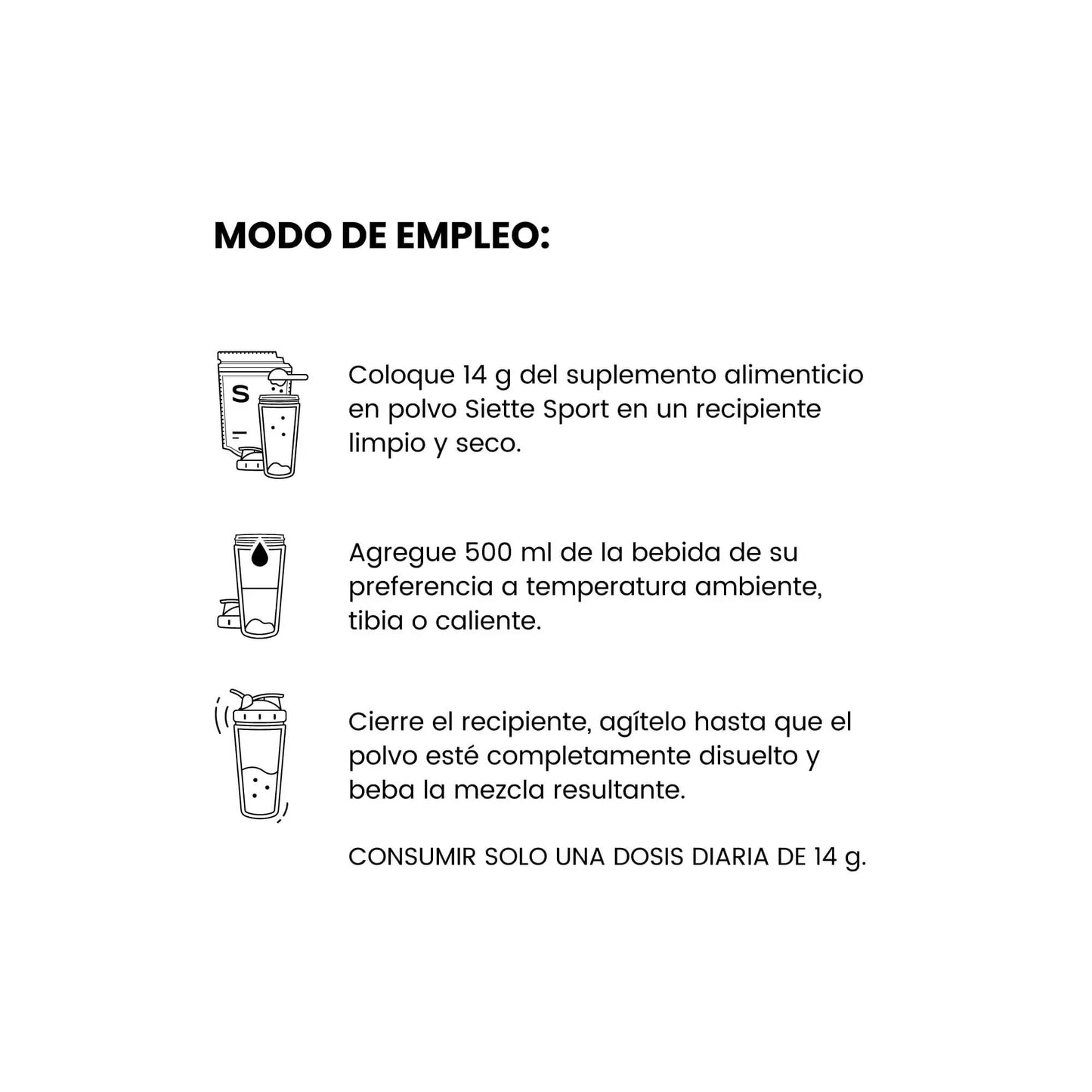 Siette Sport | Péptidos Bioactivos de Colágeno Hidrolizado - Bolsa 500g - Siette