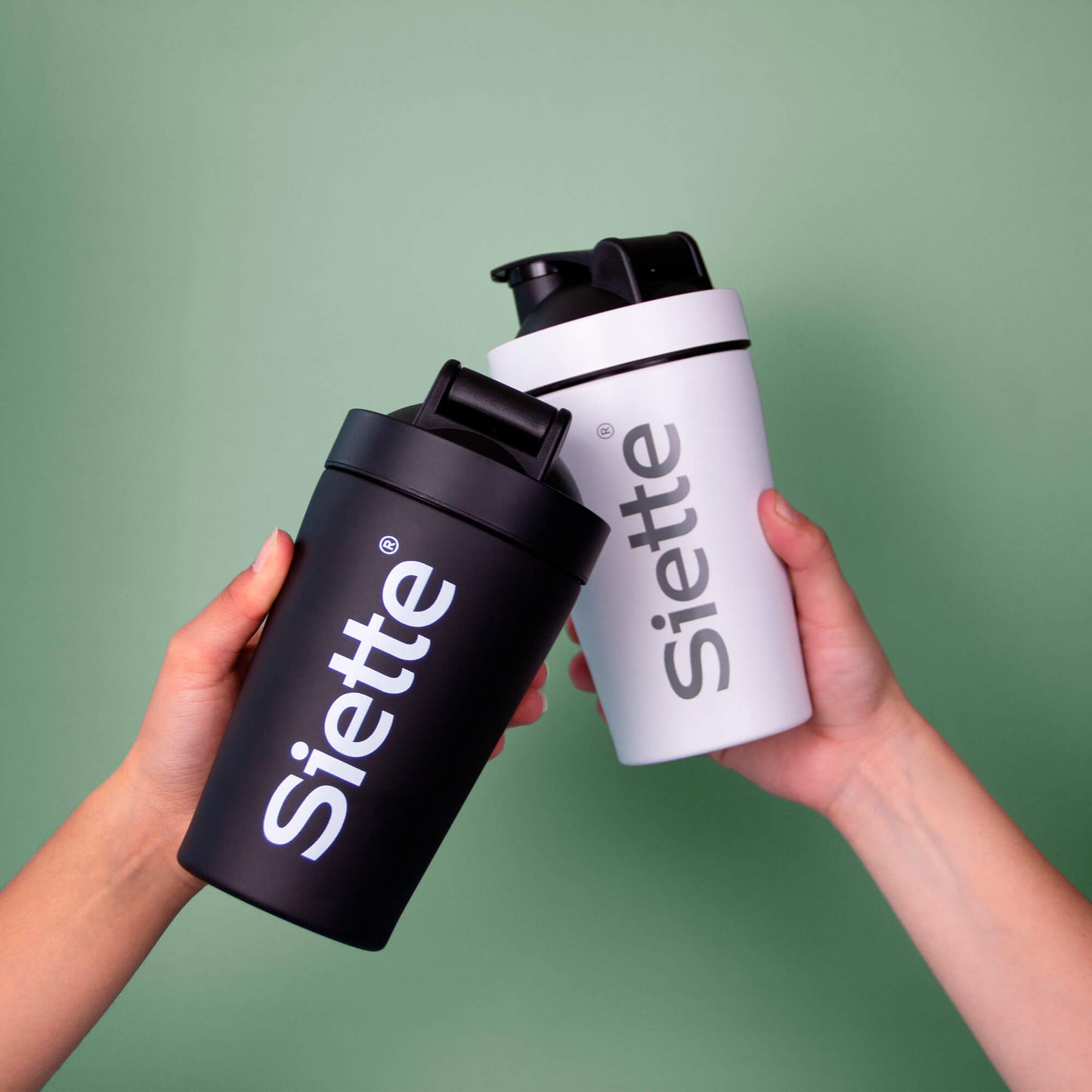 Shaker Siette 600ml | Shaker de acero inoxidable - Ideal para batidos de proteína