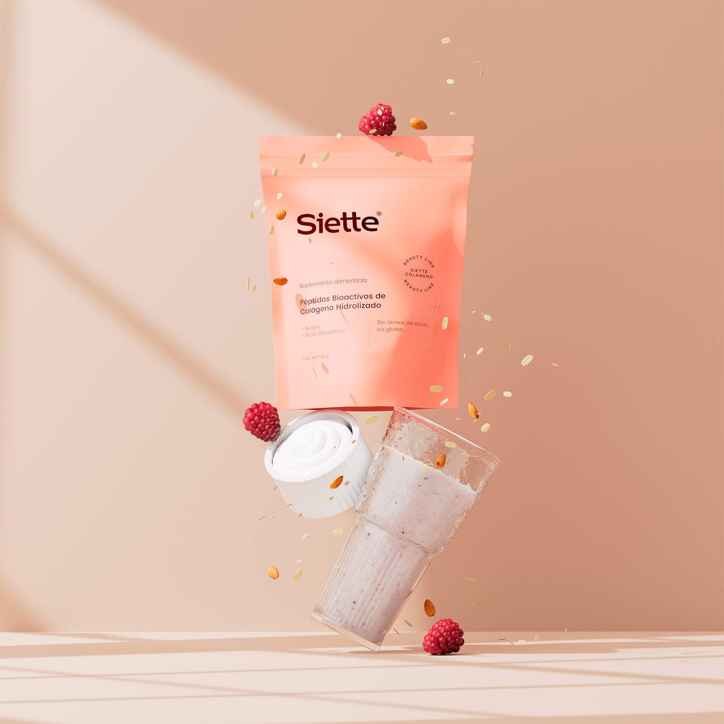 Siette Beauty | Péptidos Bioactivos de Colágeno Hidrolizado - Bolsa 500g