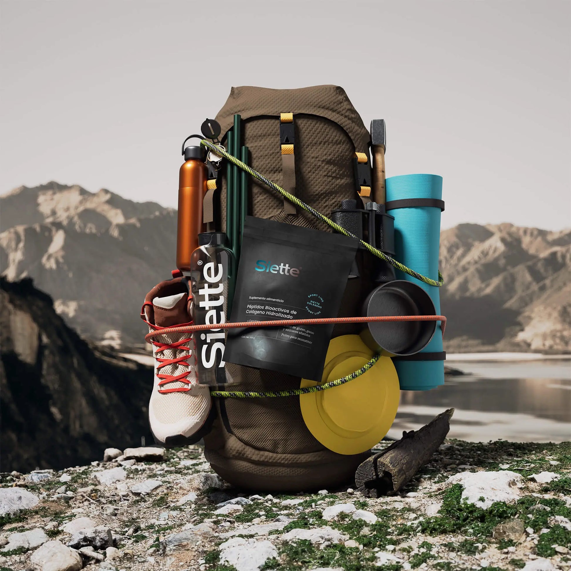 Siette Sport | Péptidos Bioactivos de Colágeno Hidrolizado - Bolsa 500g - Siette
