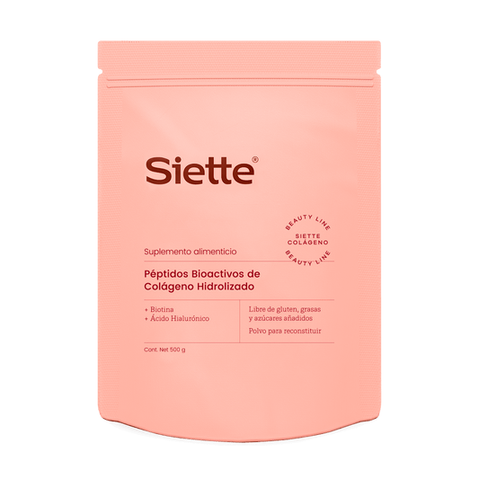 Siette Beauty | Péptidos Bioactivos de Colágeno Hidrolizado - Bolsa 500g