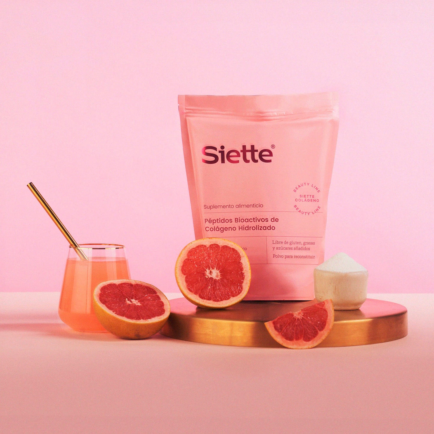 Siette Beauty | Péptidos Bioactivos de Colágeno Hidrolizado - Bolsa 500g