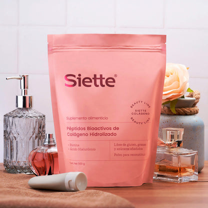 Siette Beauty | Péptidos Bioactivos de Colágeno Hidrolizado - Bolsa 500g