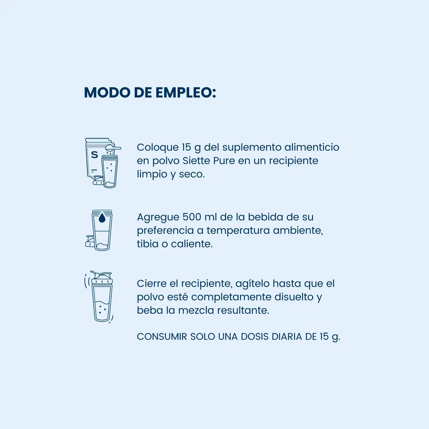 Siette Pure | Péptidos Bioactivos de Colágeno Hidrolizado - Bolsa 500g - Siette