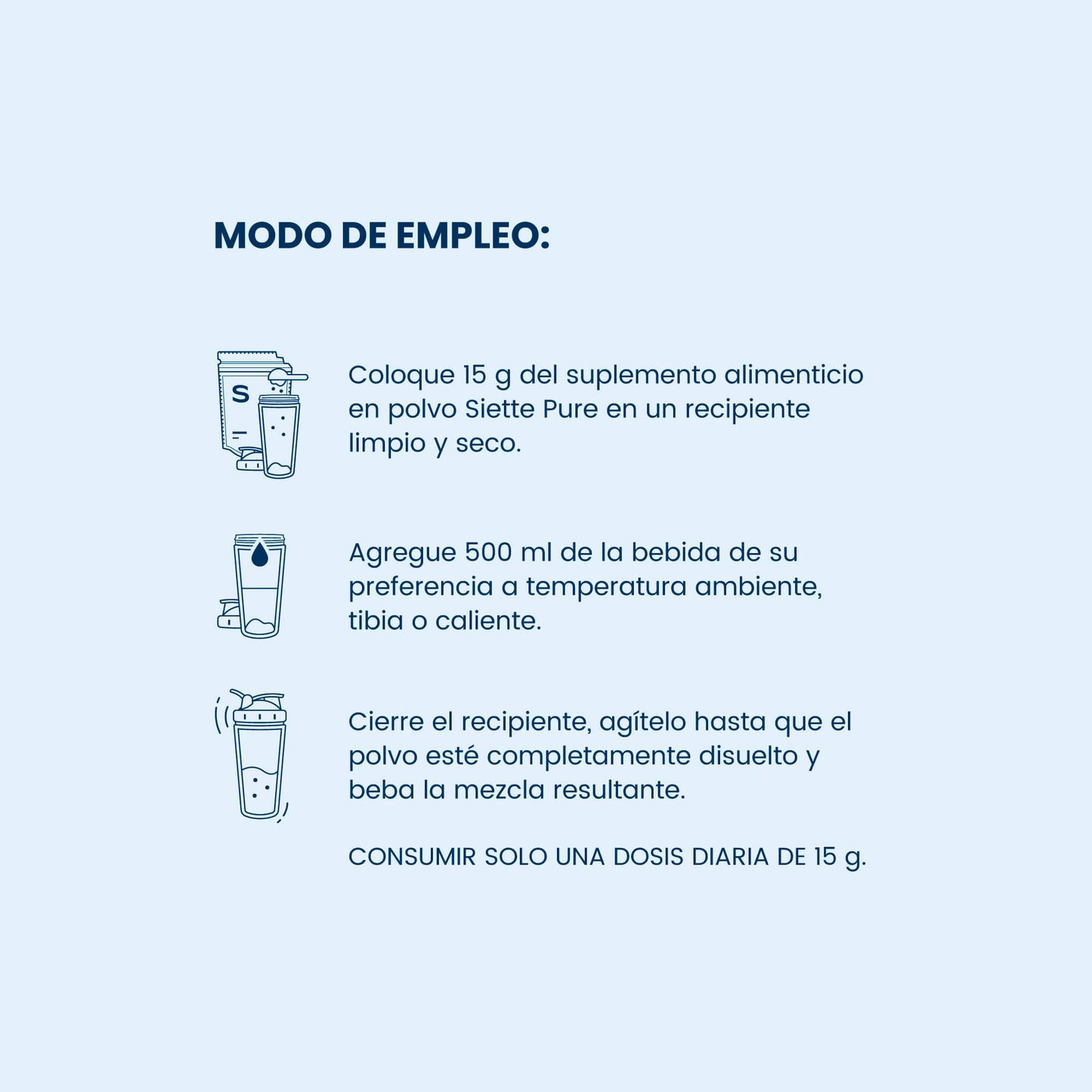 Siette Pure | Péptidos Bioactivos de Colágeno Hidrolizado - Bolsa 500g