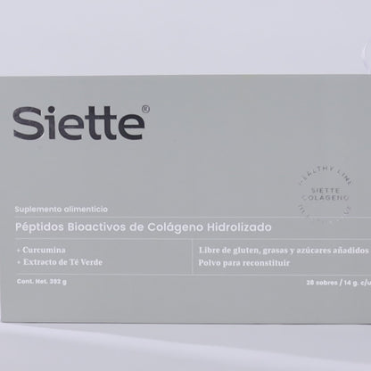 Siette Healthy | Péptidos Bioactivos de Colágeno Hidrolizado - Caja con 28 sachets de 14 g c/u