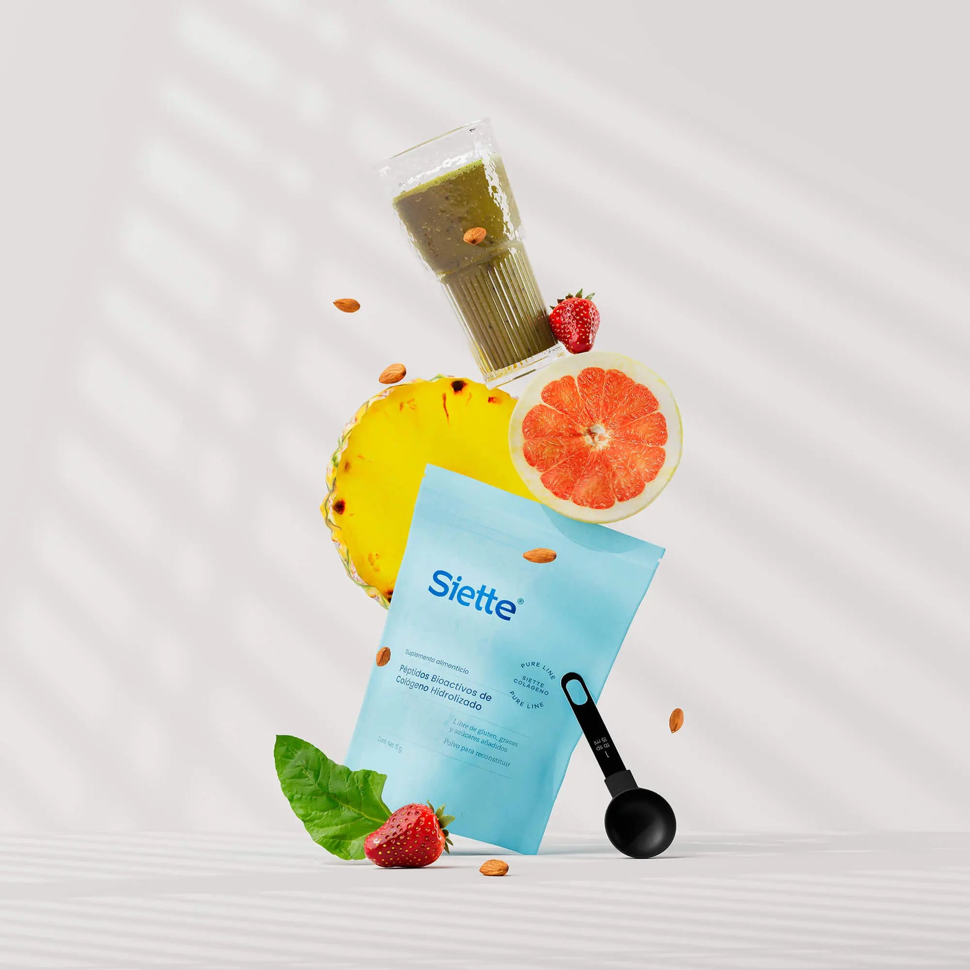 Siette Pure | Péptidos Bioactivos de Colágeno Hidrolizado - Bolsa 500g - Siette