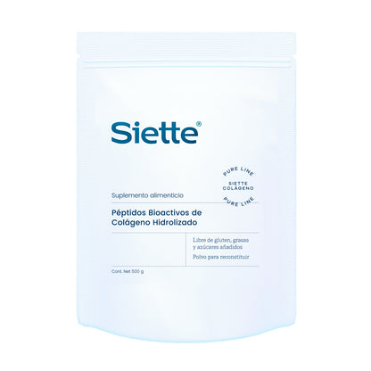 Siette Pure | Péptidos Bioactivos de Colágeno Hidrolizado - Bolsa 500g