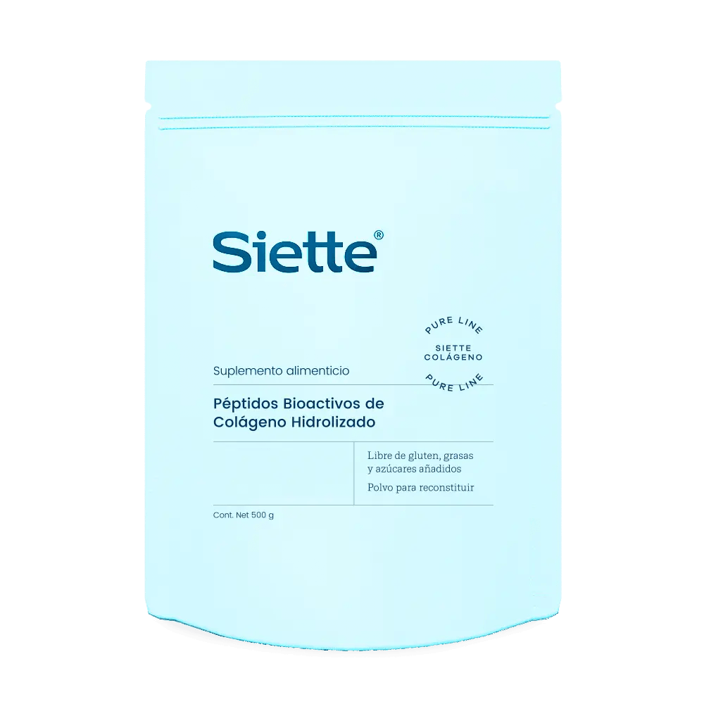 Siette Pure | Péptidos Bioactivos de Colágeno Hidrolizado - Bolsa 500g - Siette