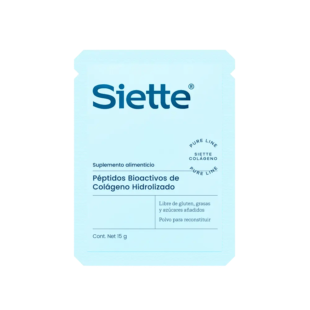 Siette Pure | Péptidos Bioactivos de Colágeno Hidrolizado - Paquete Sachets - Siette