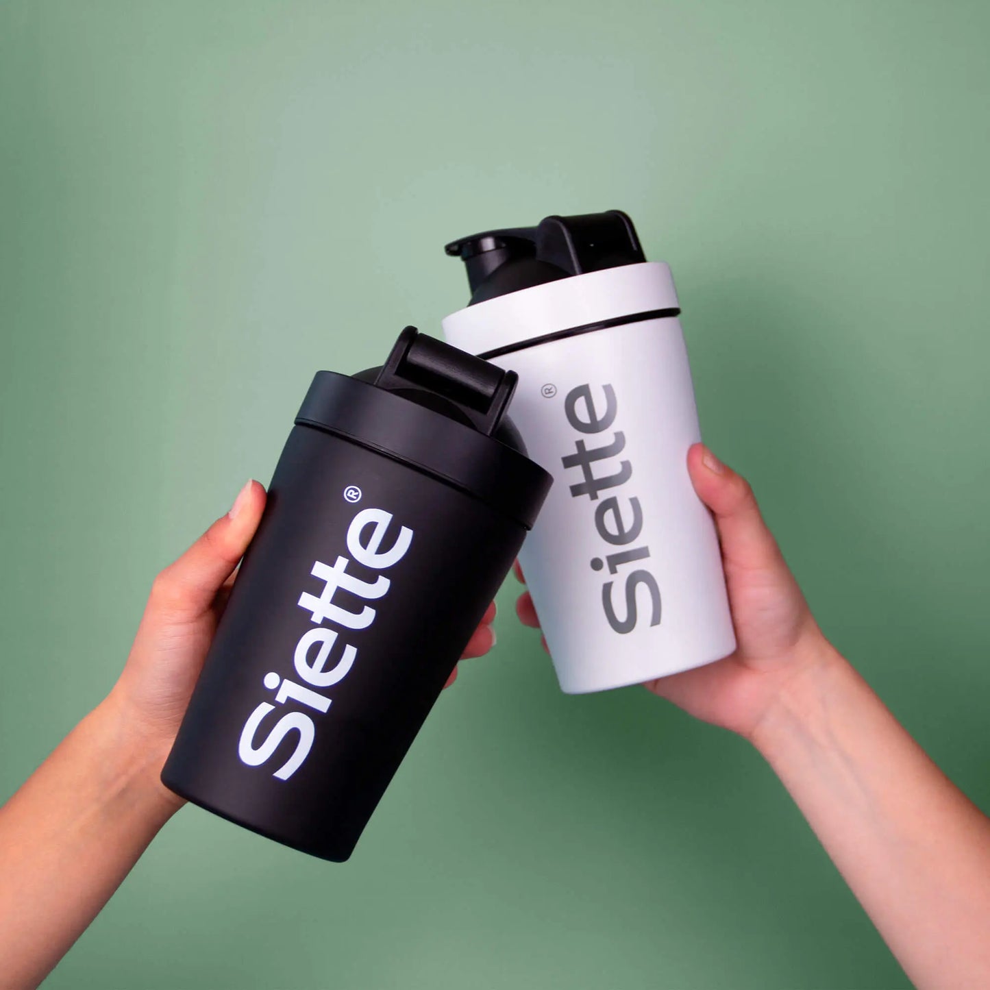Shaker Siette 600ml | Shaker de acero inoxidable - Ideal para batidos de proteína - Siette