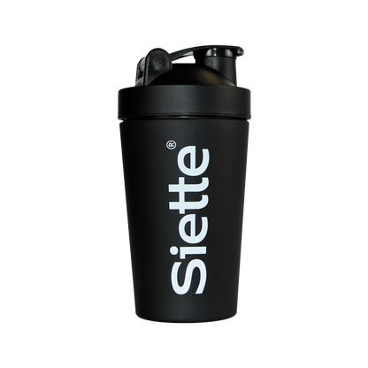 Shaker Siette 600ml | Shaker de acero inoxidable - Ideal para batidos de proteína