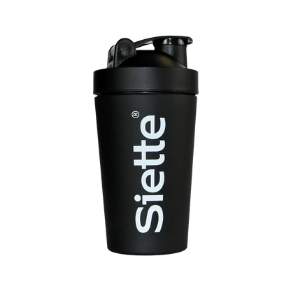 Shaker Siette 600ml | Shaker de acero inoxidable - Ideal para batidos de proteína - Siette