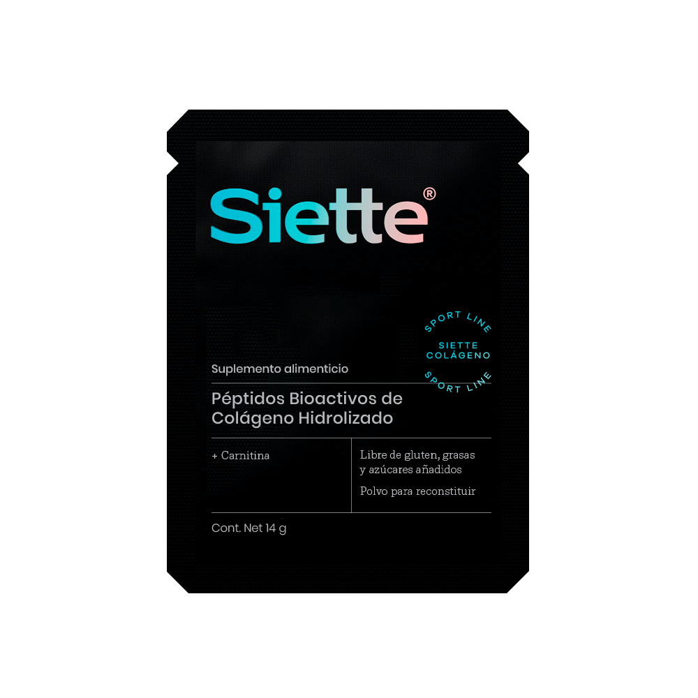 Siette Sport | Péptidos Bioactivos de Colágeno Hidrolizado - Paquete Sachets